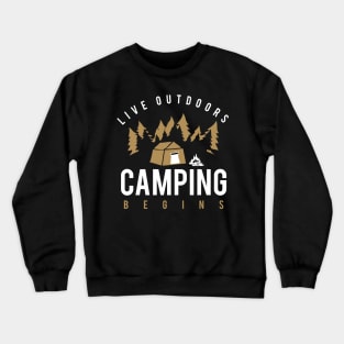 Outdoor and camping Crewneck Sweatshirt